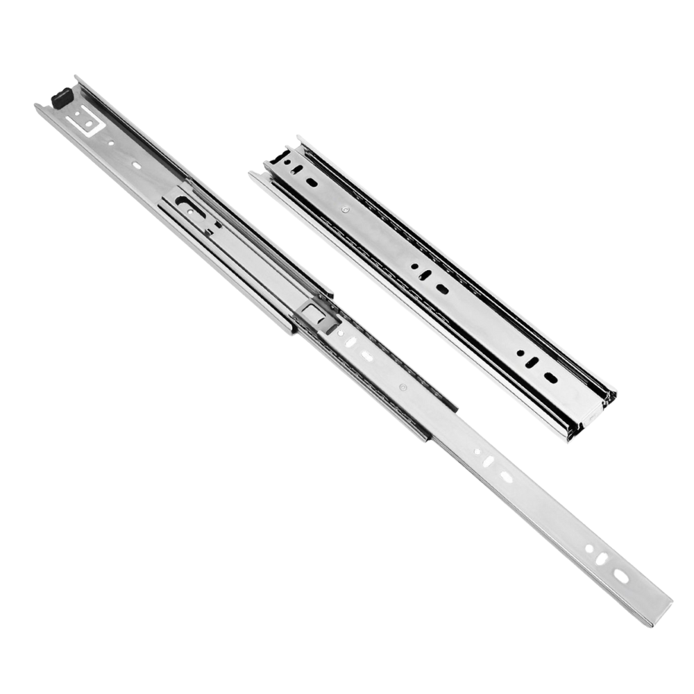 Jeu de glissières pour tiroirs à fermeture automatique - 450 mm - Pleine  extension 