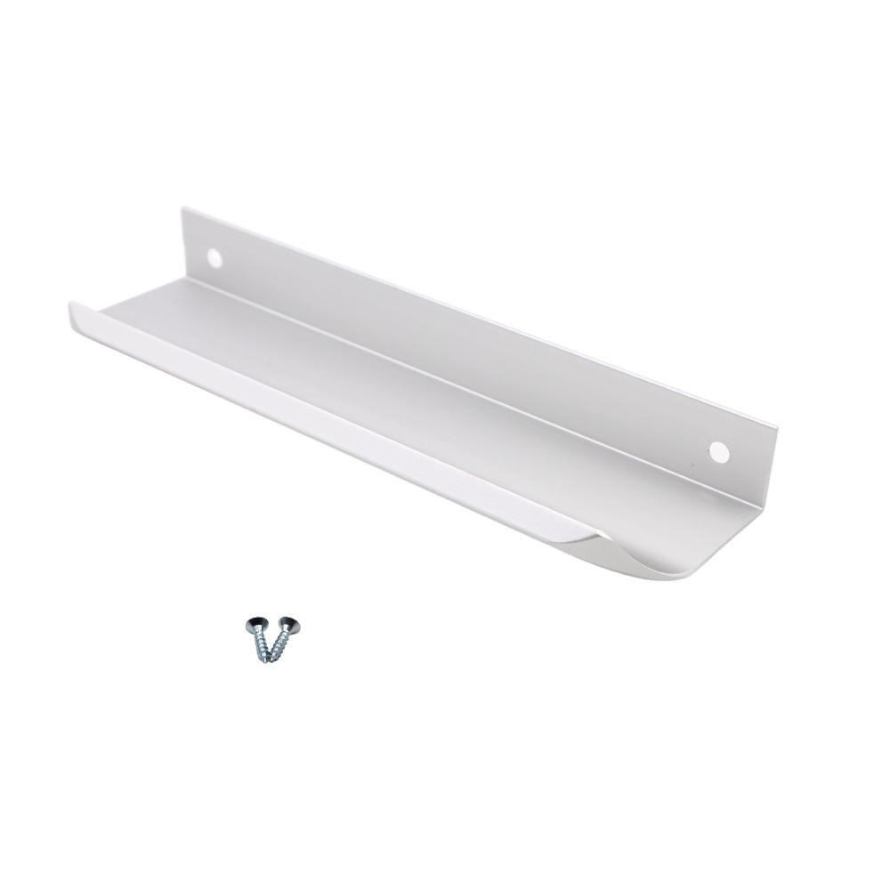 Poignée profilée rond Edge 128mm (Longueurs totales 148mm) - Blanc