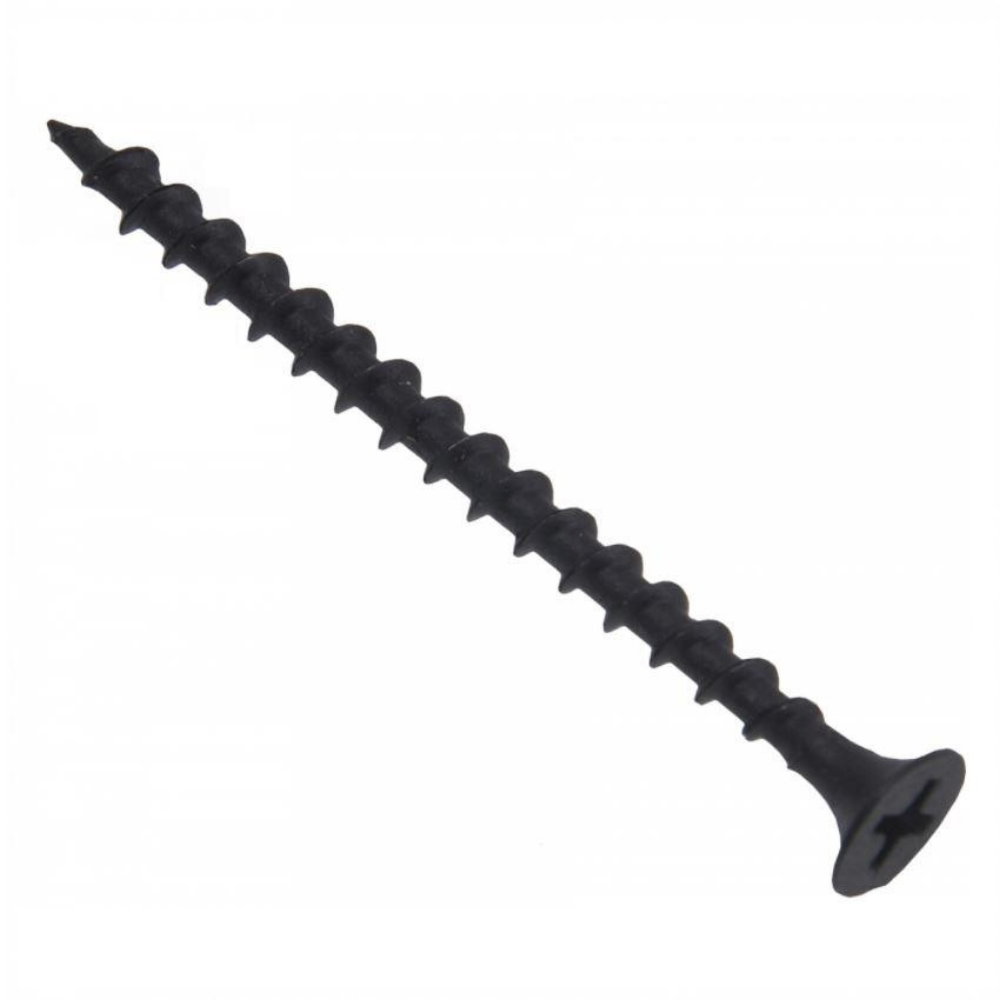 Vis à bois Phillips PH2 3.5x55mm noir (500 pièces)
