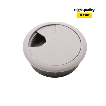 Passe-câble en plastique 60mm - Gris