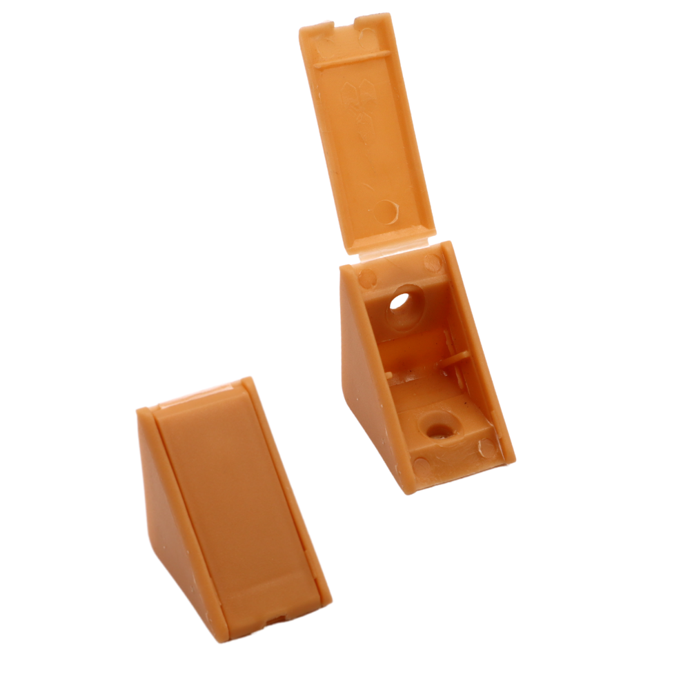 Équerre d'angle plastique - Cerise 500 pièces