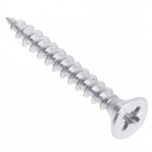 Vis à bois PZ2 4.0x30mm Zinc Blanc (1000 pièces)