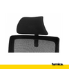FILIPPO I - Chaise de Bureau Recouverte de Micro-Maille de Haute Qualité - Noir H134cm L64cm