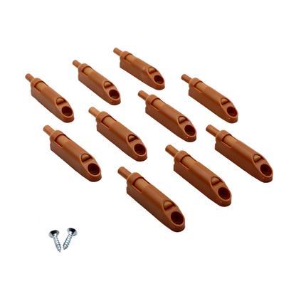 Amortisseur de porte de cuisine fermeture silencieuse - Hêtre (10 pièces)