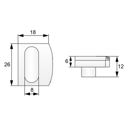 Insert de Connecteur pour Verre, Blanc
