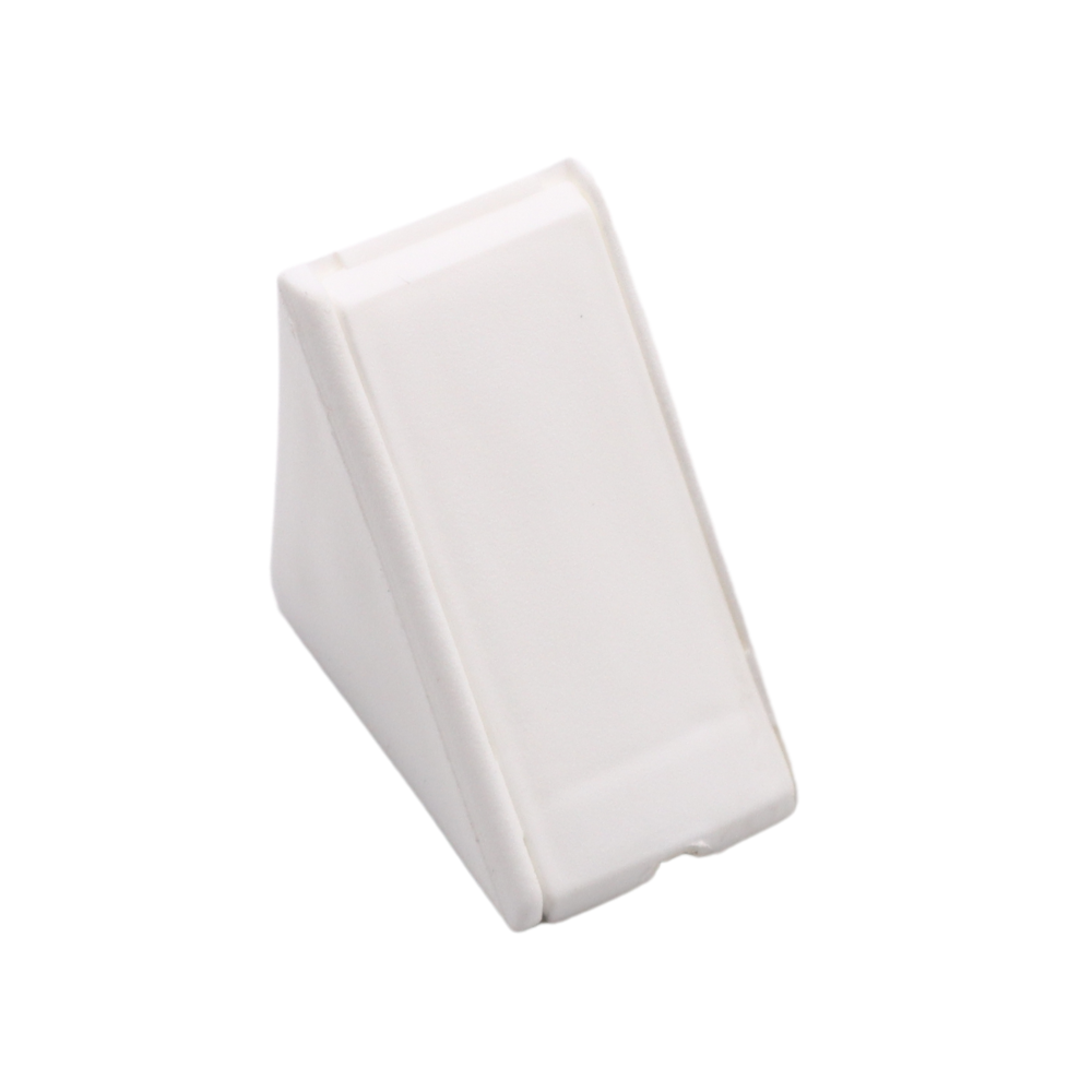 Équerre d'angle plastique - Blanc 100 pièces