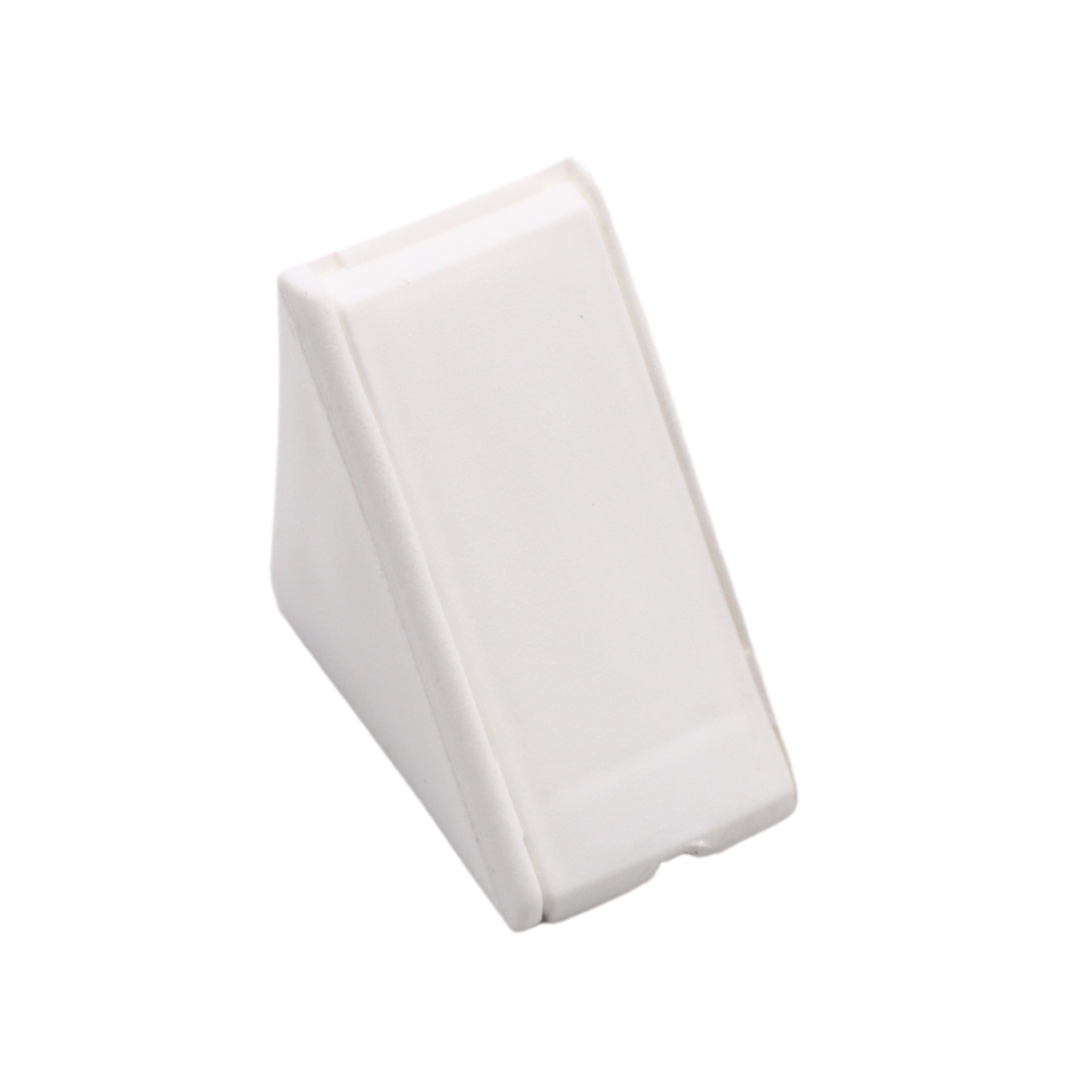 Taquet équerre plastique simple couleur Blanc 30*30 mm LOT DE 10