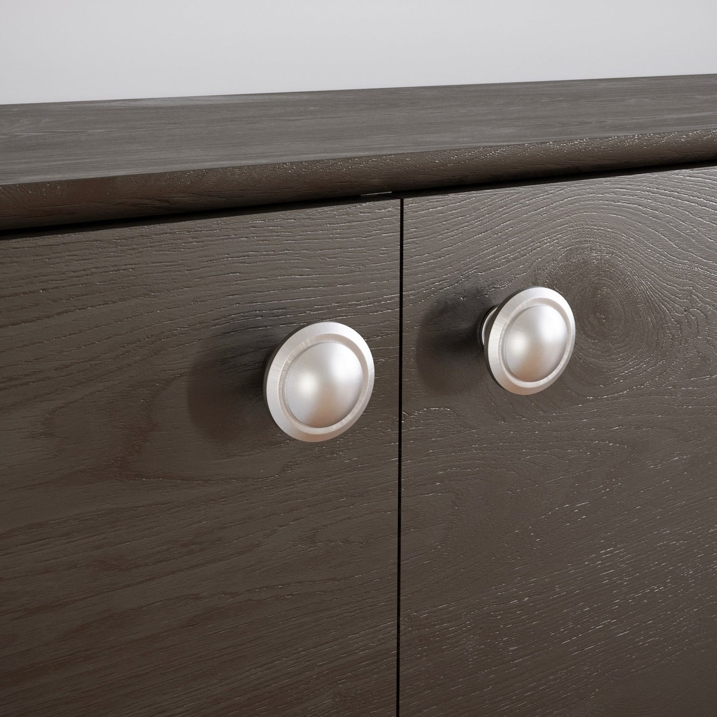 Bouton de meuble - Acier Brossé