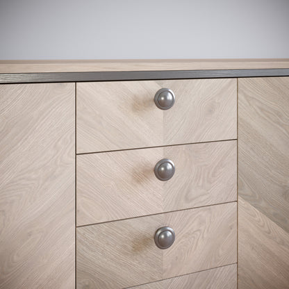 Bouton de meuble - Acier Brossé