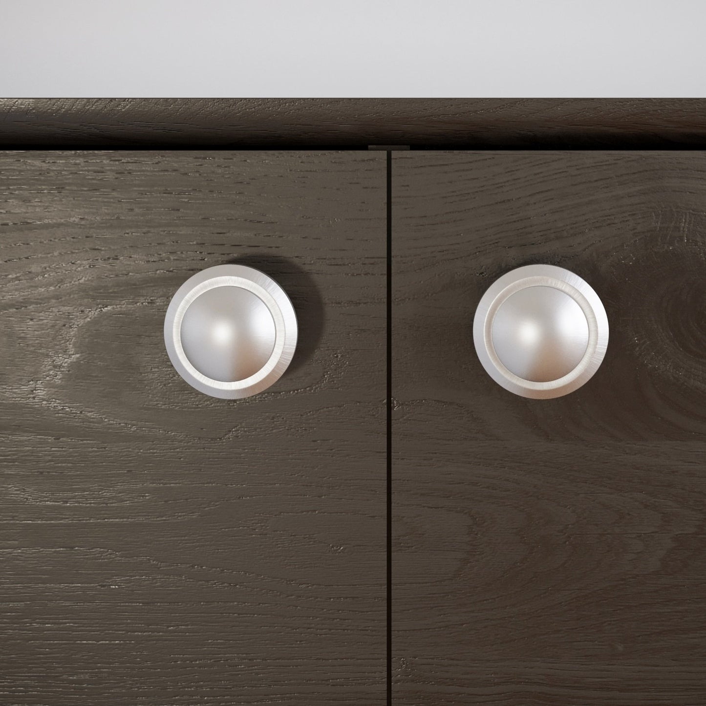 Bouton de meuble - Acier Brossé