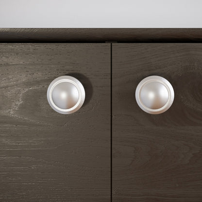 Bouton de meuble - Acier Brossé