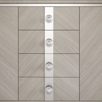 Bouton de meuble - Acier Brossé