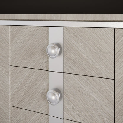 Bouton de meuble - Acier Brossé