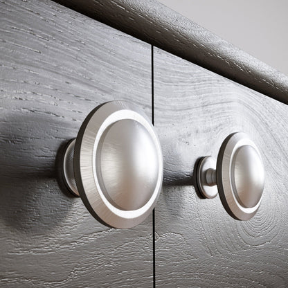 Bouton de meuble - Acier Brossé