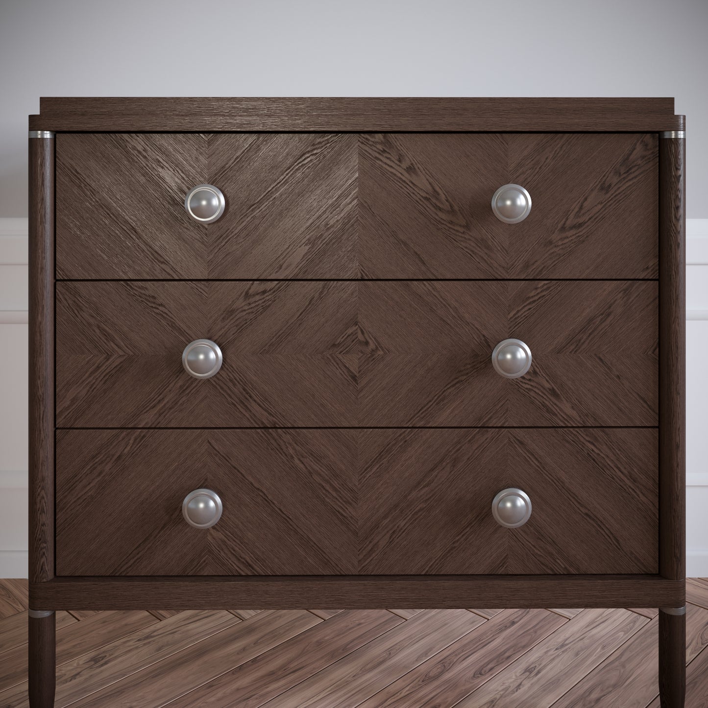 Bouton de meuble - Acier Brossé