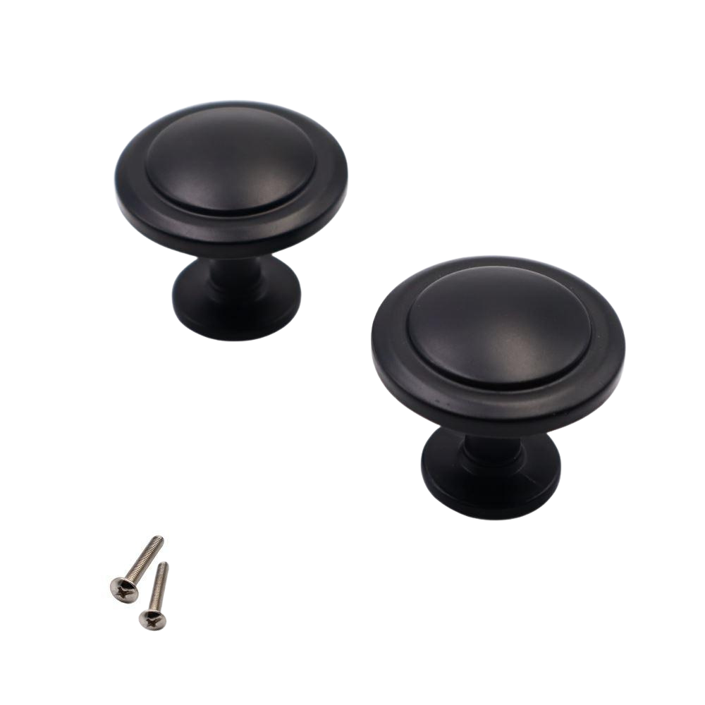 Bouton de meuble - Noir Mat