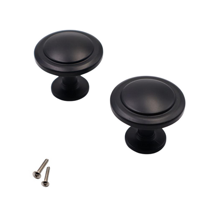 Bouton de meuble - Noir Mat