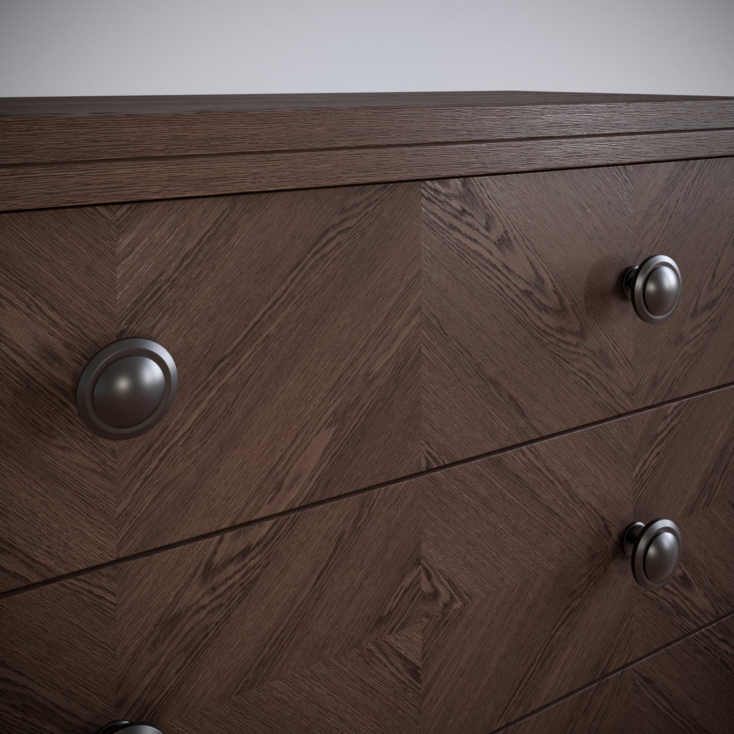 Bouton de meuble - Noir Mat