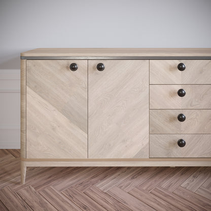 Bouton de meuble - Noir Mat