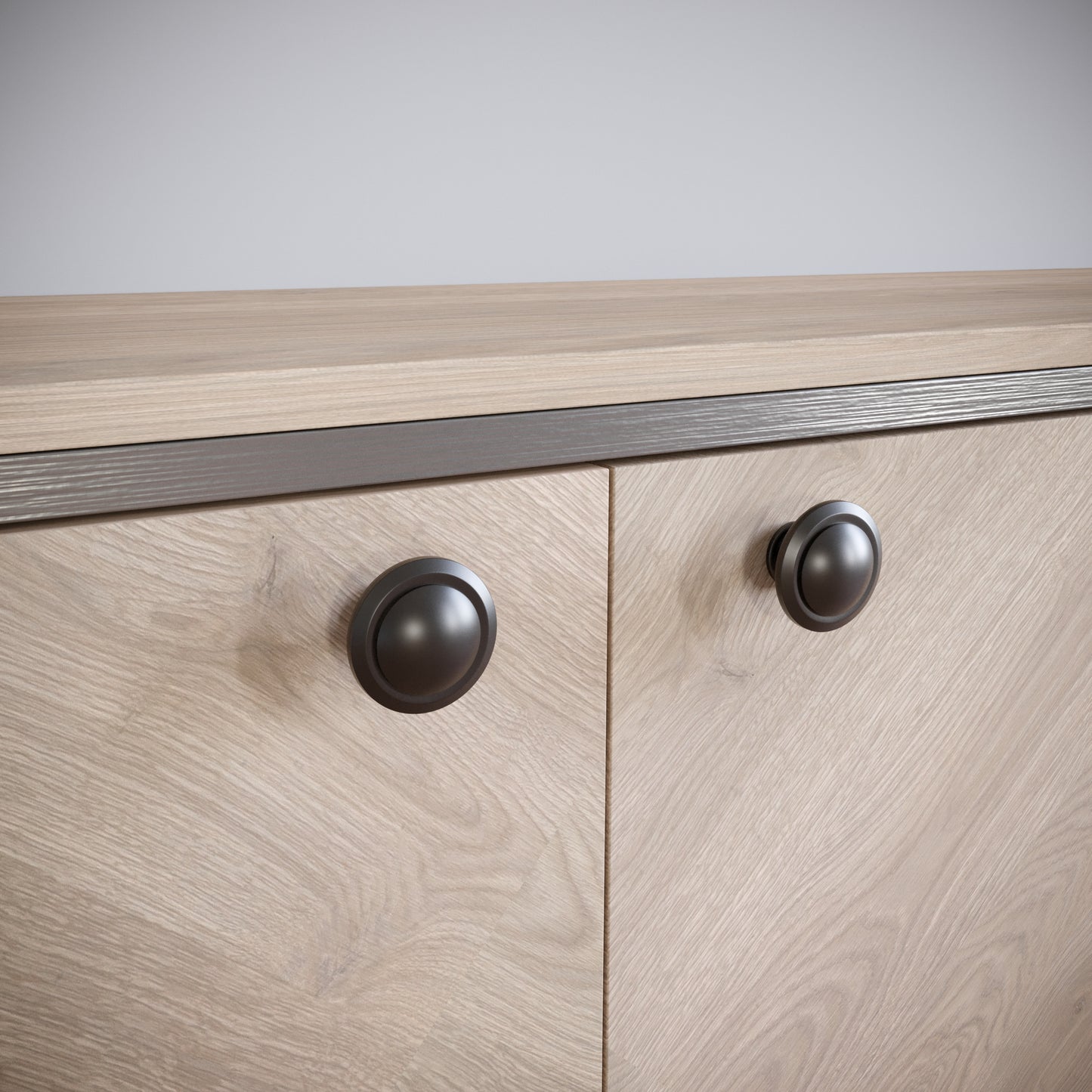 Bouton de meuble - Noir Mat