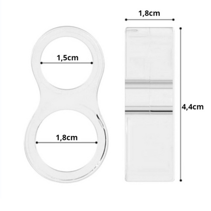 Butoir de porte pour poignée 10 pièces