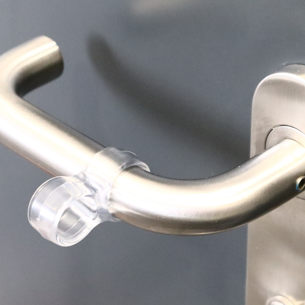 Butoir de porte pour poignée 2 pièces