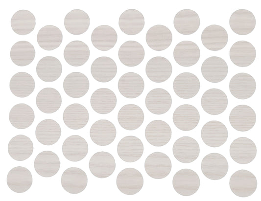 Cache-Vis Adhésif - Blanc ancien 14mm