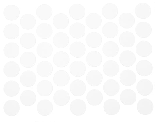 Cache-Vis Adhésif - Blanc mat 14mm