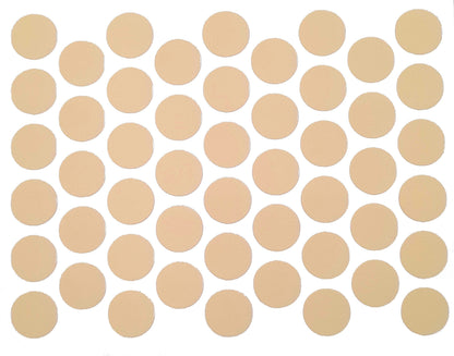 Cache-Vis Adhésif - Bouchons Beige 14mm