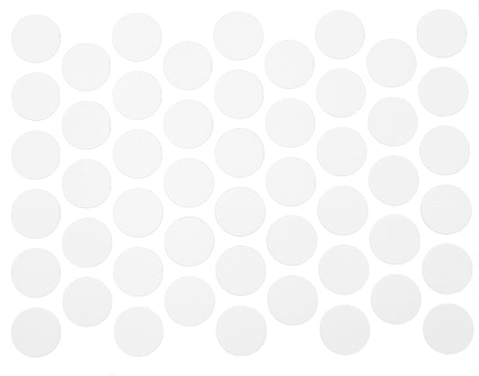 Cache-Vis Adhésif - Bouchons Blancs 14mm