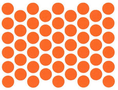 Cache-Vis Adhésif - Bouchons Orange 14mm