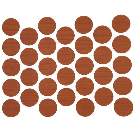 Cache-Vis Adhésif - Cerisier clair 18mm