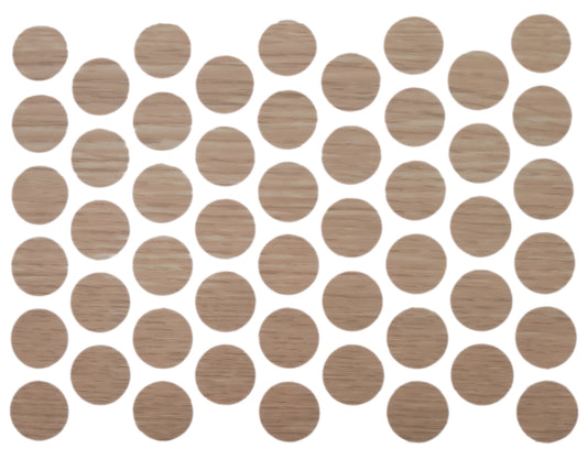 Cache-Vis Adhésif - Chêne naturel 14mm