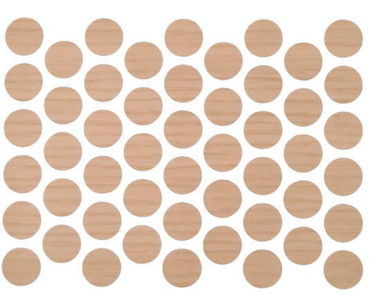 Cache-Vis Adhésif - Chêne ondulé 14mm