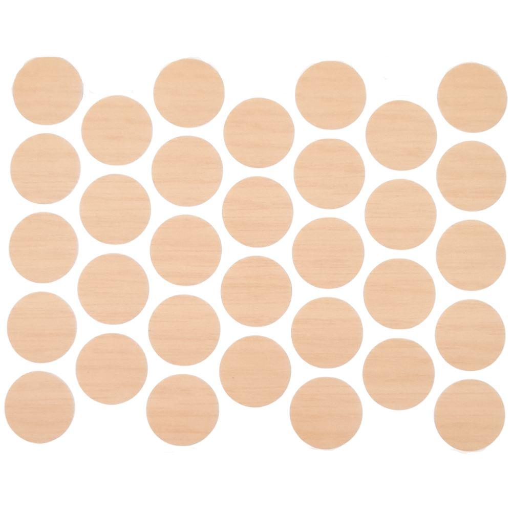 Cache-Vis Adhésif - Chêne ondulé 18mm