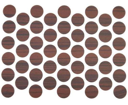 Cache-Vis Adhésif - Ebène 14mm