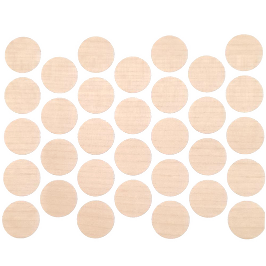 Cache-Vis Adhésif - Érable clair 18mm