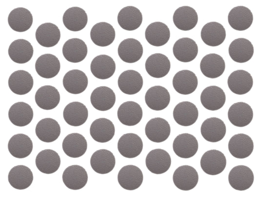 Cache-Vis Adhésif - Gris Métallique 14mm