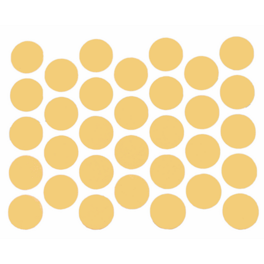 Cache-Vis Adhésif - Jaune 18mm