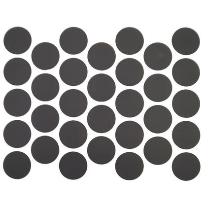 Cache-Vis Adhésif - Noir mat 18mm