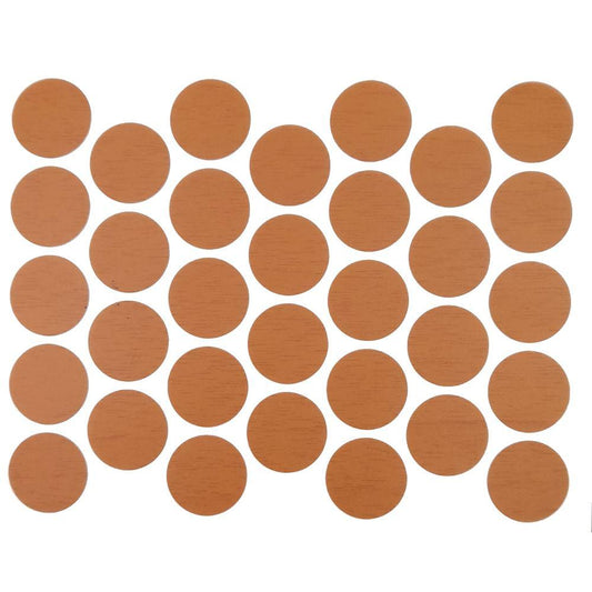 Cache-Vis Adhésif - Noyer clair 18mm