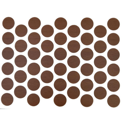 Cache-Vis Adhésif - Noyer foncé 14mm