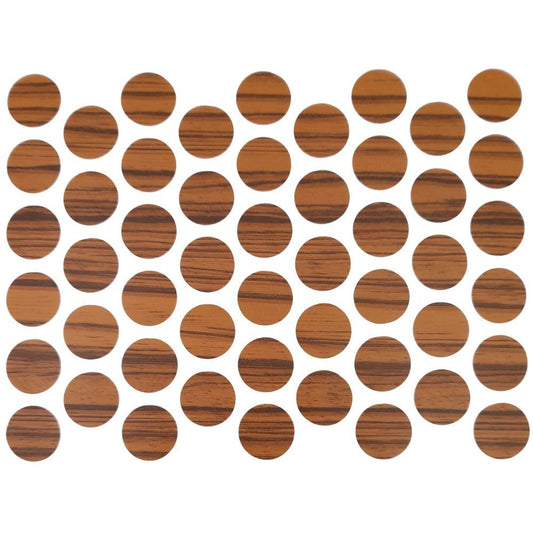 Cache-Vis Adhésif - Olive 14mm