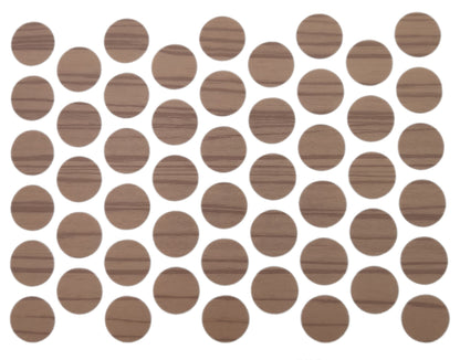 Cache-Vis Adhésif - Zebrano 14mm