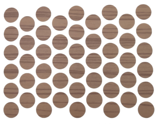 Cache-Vis Adhésif - Zebrano 14mm