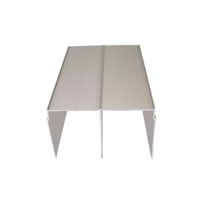 Double Top Aluminum Track 560cm - Champagne Anodisé
