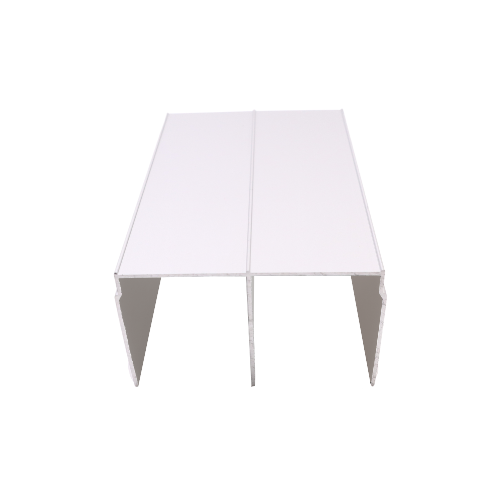 Double Top Aluminum Track 560cm - Argent Anodisé