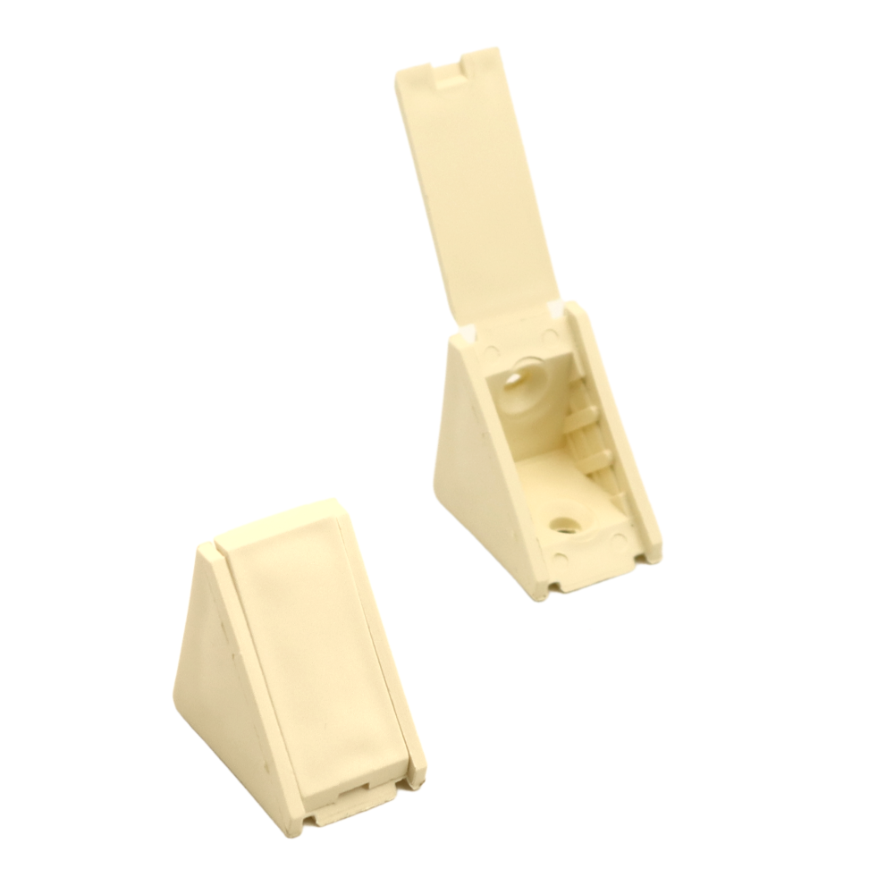 Équerre d'angle plastique - Vanille 1000 pièces