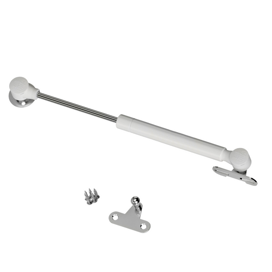 Verin de porte à gaz 250mm - 50N - Blanc