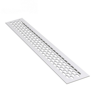 Grilles d'aération en Aluminium 480x80mm - Argent